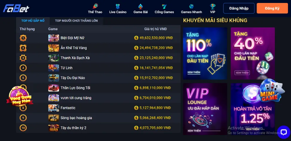 Các chương trình khuyến mãi và ưu đãi MP66